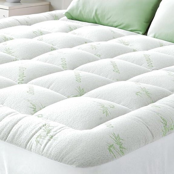 Queen Size Bamboo Mattress Topper for Cooling
