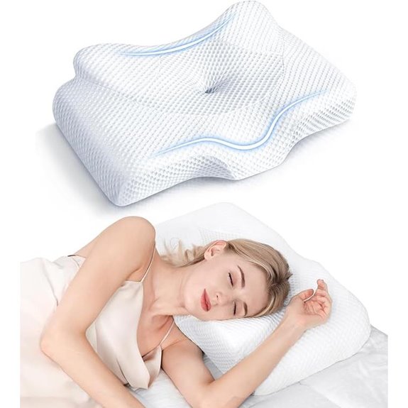 Osteo Cervical Neck Pillow with Cooling Cover