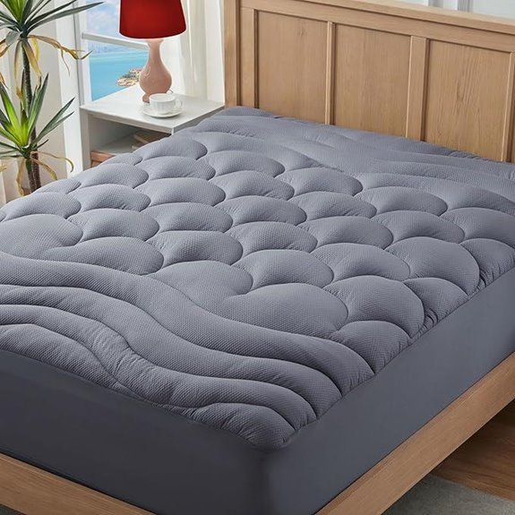 King Mattress Pad with Cooling and Pain Relief