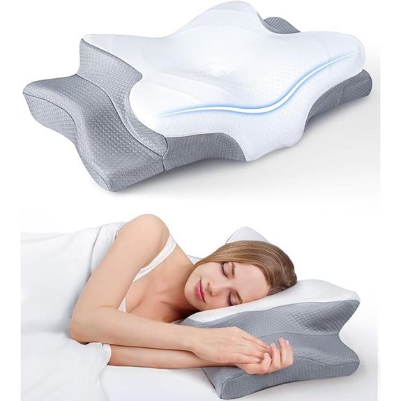 Cooling Cervical Memory Foam Pillow for Neck Support
