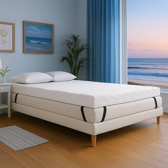 ViscoSoft Copper-Infused Cooling Memory Foam Mattress Topper