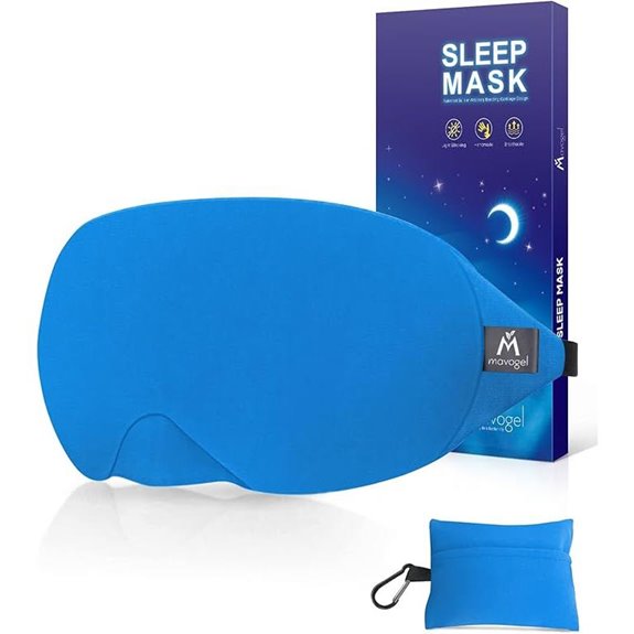 Mavogel Cotton Sleep Mask with Travel Pouch
