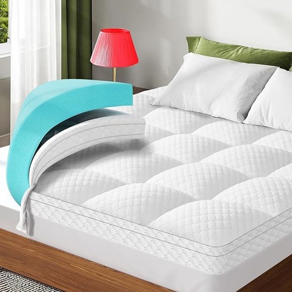 Dual Layer 3-Inch Memory Foam Mattress Topper
