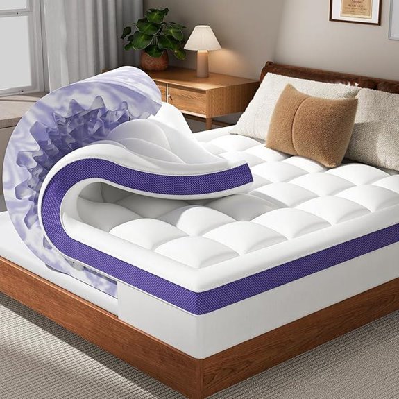 Dual Layer 4-Inch Memory Foam Mattress Topper