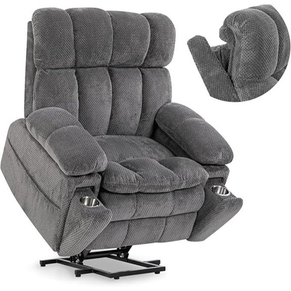 Dual Motor Power Recliner with Heat Massage & USB