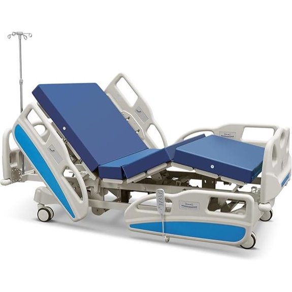 Premium Electric Hospital Bed with Mattress and Remote