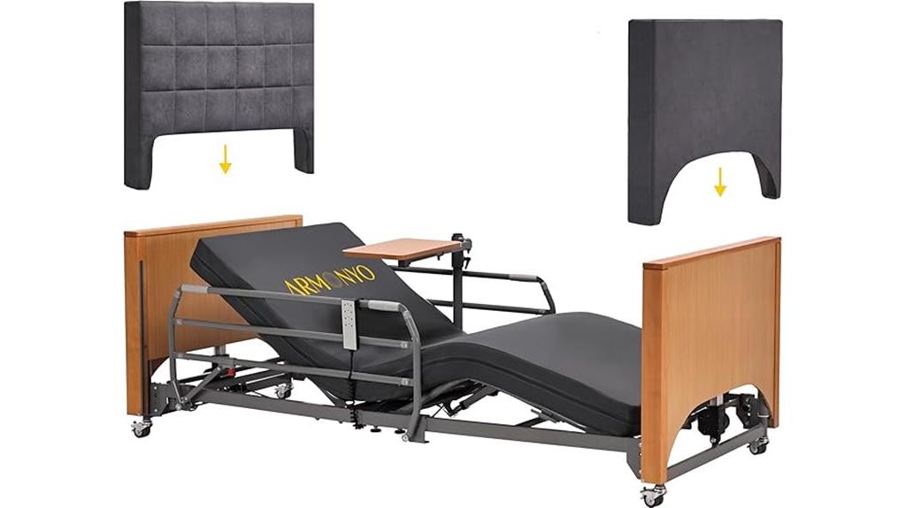 electric hospital bed set