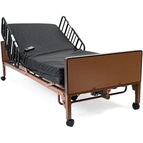 Electric Hospital Bed Set with Foam Mattress