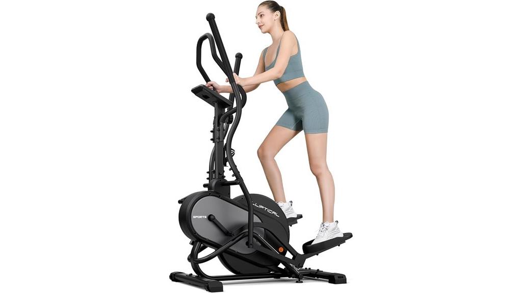 elliptical machine with display