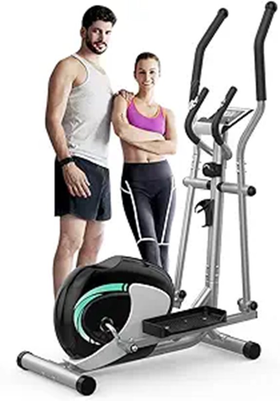 Dripex Elliptical Exercise Machine with Resistance and LCD