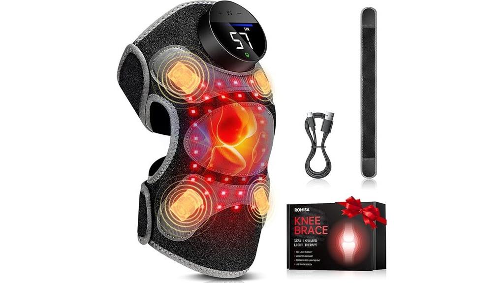 enhanced red light knee brace