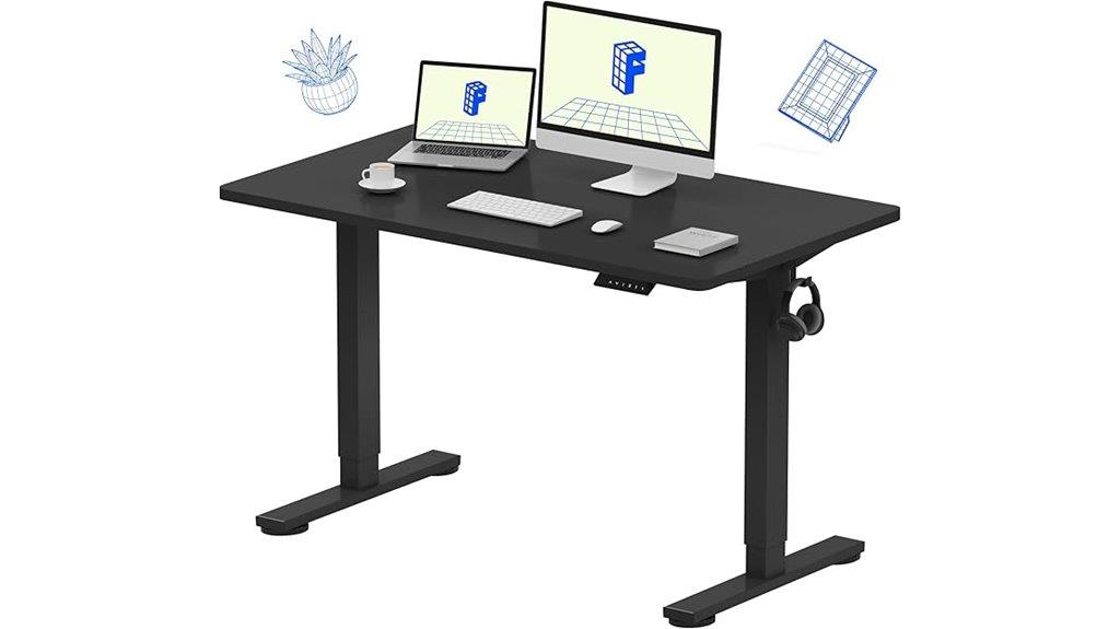 flexible 48x24 inch desk