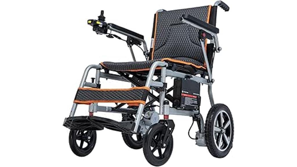 foldable adult electric wheelchair