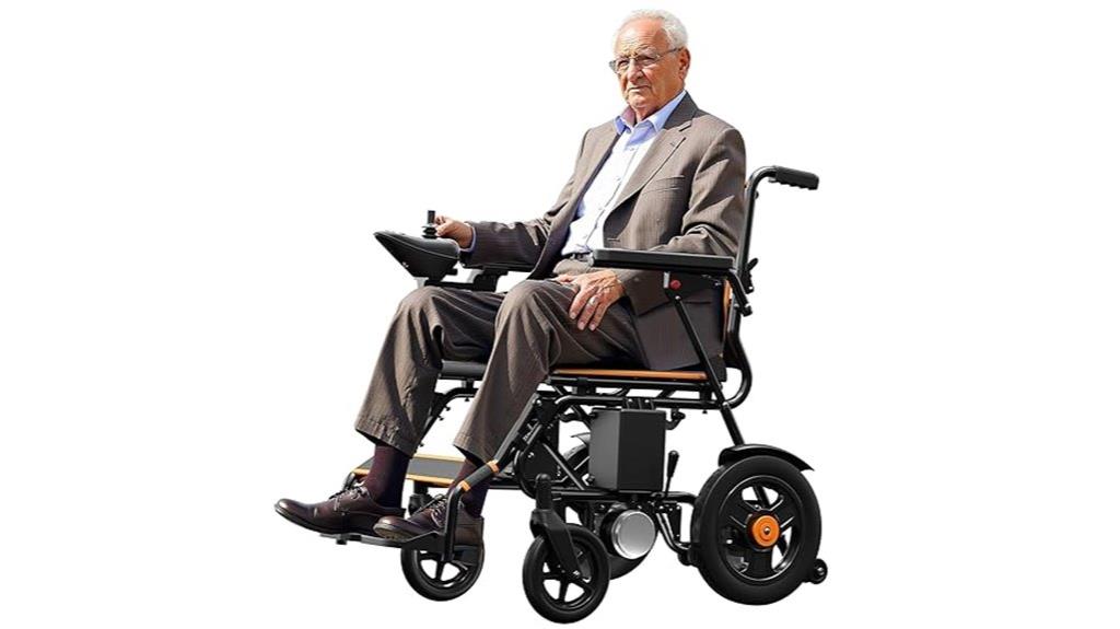 foldable adult electric wheelchair