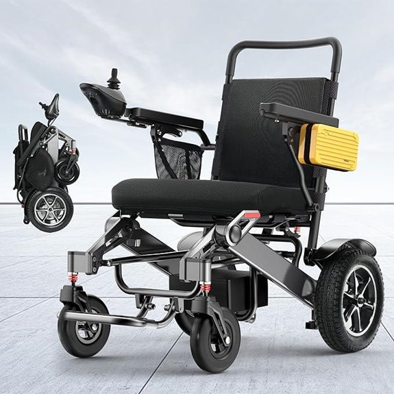 Electric Wheelchair for Adults 30 Miles Range Foldable