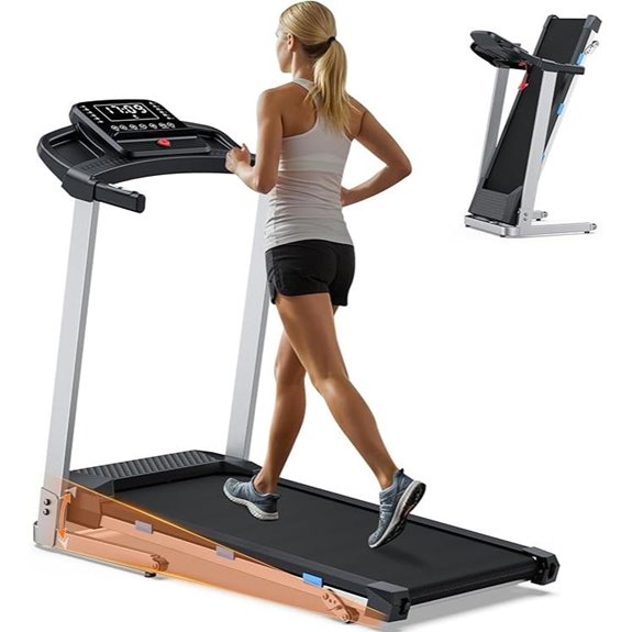 foldable incline bluetooth treadmill