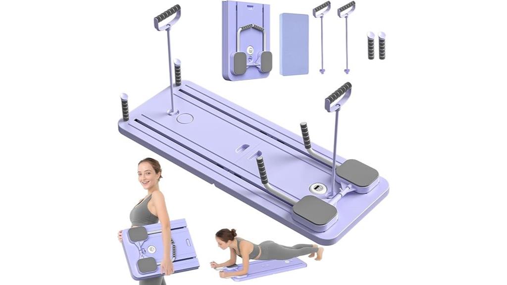 foldable multi purpose pilates board