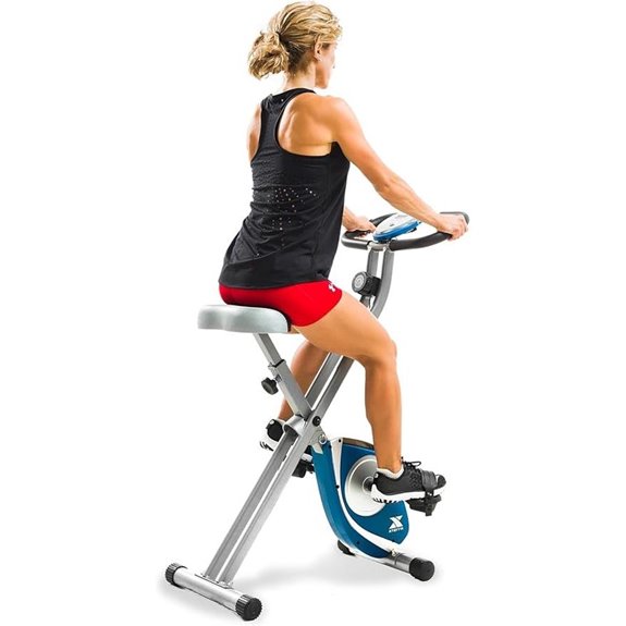 XTERRA Fitness Folding Exercise Bike 225 LB Weight Capacity