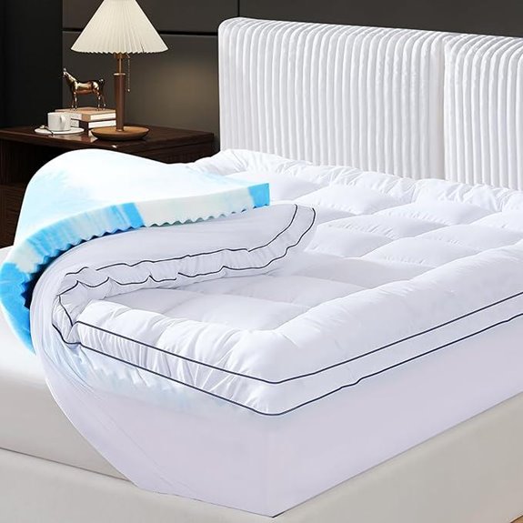 4-Inch Gel Memory Foam Queen Mattress Topper