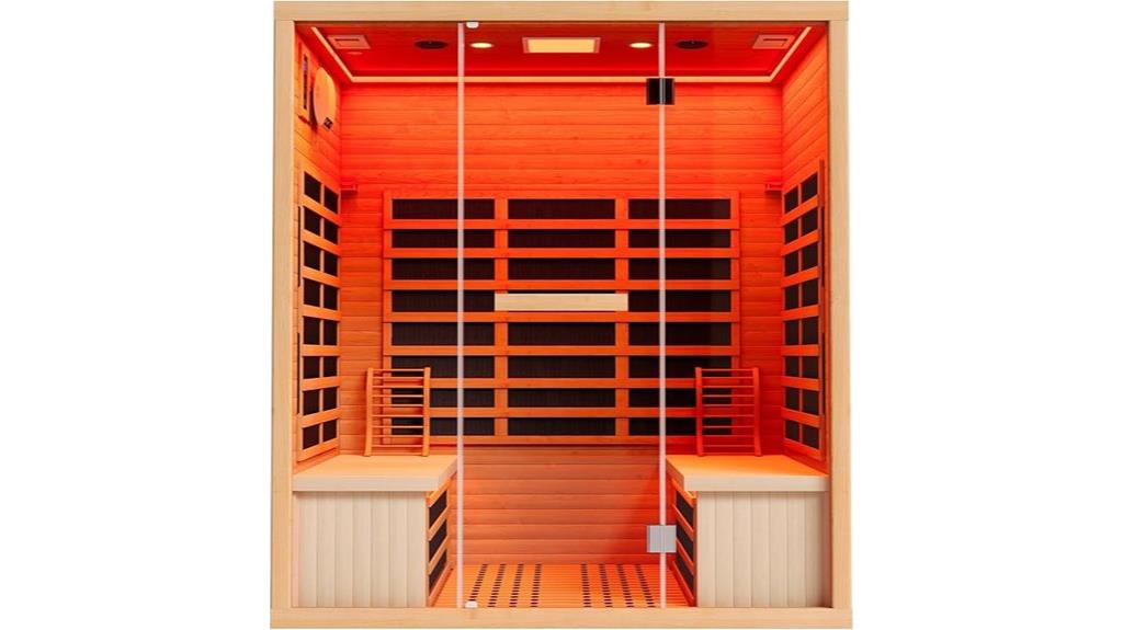 four person infrared sauna
