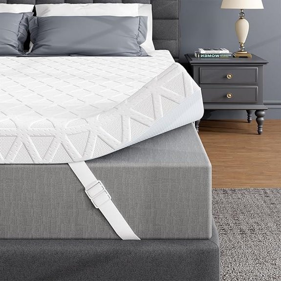 ELEMUSE Gel Memory Foam Mattress Topper Queen