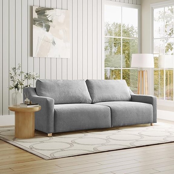 Serta Glendale Queen Wall-Hugging Convertible Sofa