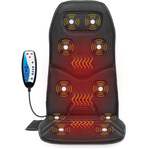 COMFIER Back Massager Seat Cushion with Heat