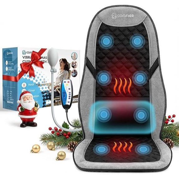 COMFIER Back Massager with Heat and Lumbar Support