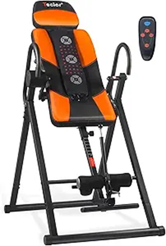 Advanced Heat & Massage Inversion Table for Back Pain