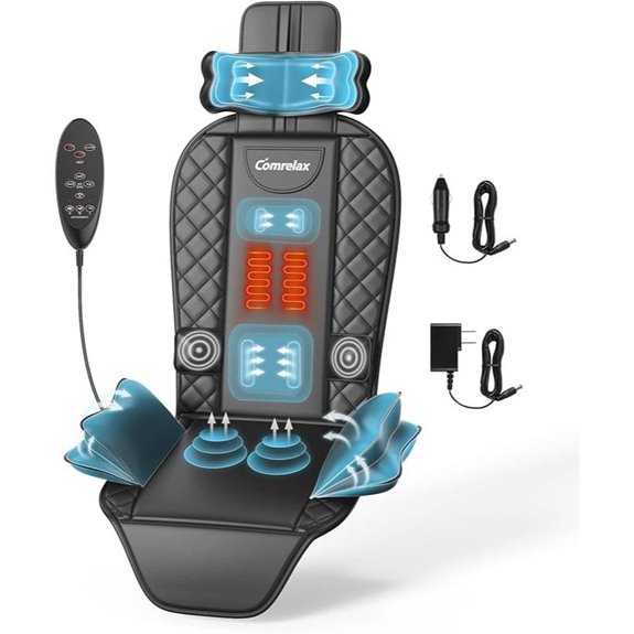 Back Massager with Heat Vibration & Traction