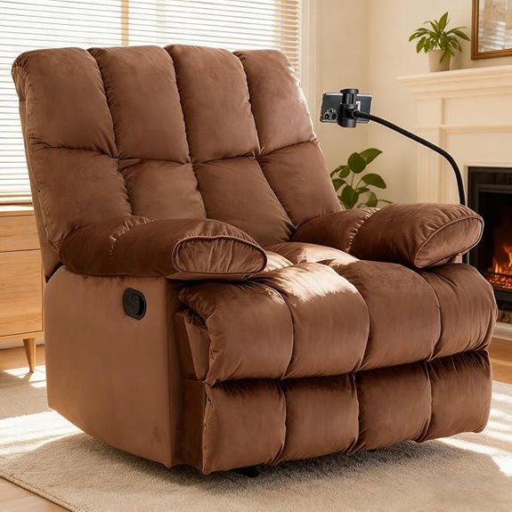Large Heavy Duty Recliner for 400lbs Adults