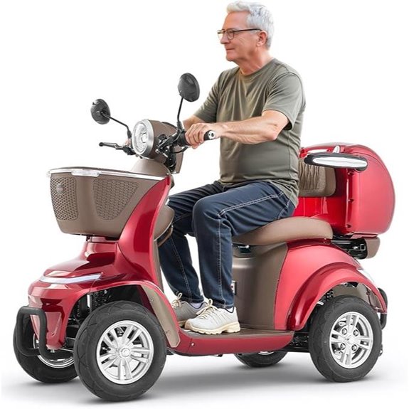 VEVOR Heavy Duty 4-Wheel Mobility Scooter