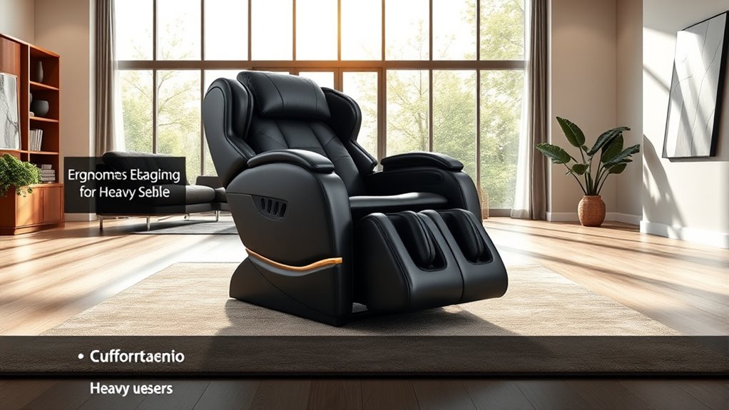heavy duty massage chair options