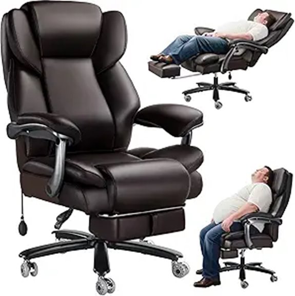 Heavy Duty Big and Tall Office Chair with Lumbar