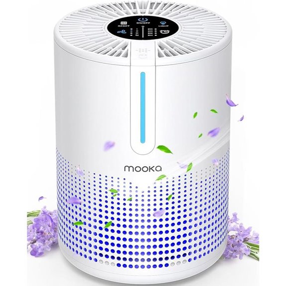 MOOKA HEPA Air Purifier for Bedroom and Car