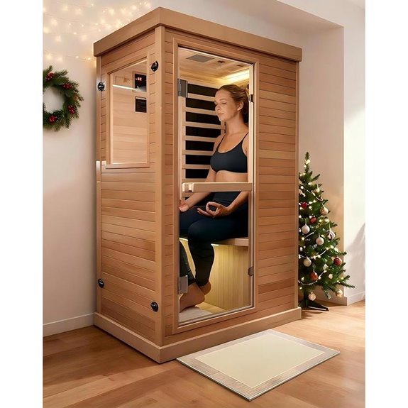 PAETA Infrared Sauna for Home with Chromotherapy
