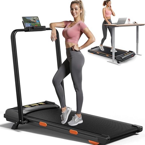 8.7MPH Incline Treadmill with Heart Rate and App