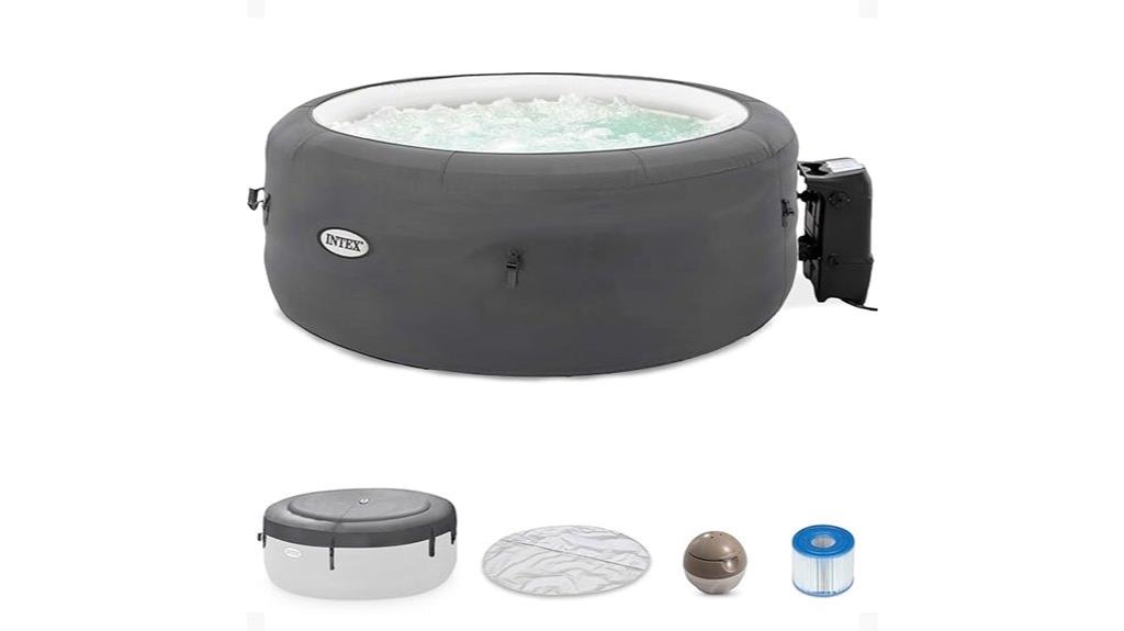 inflatable hot tub for four