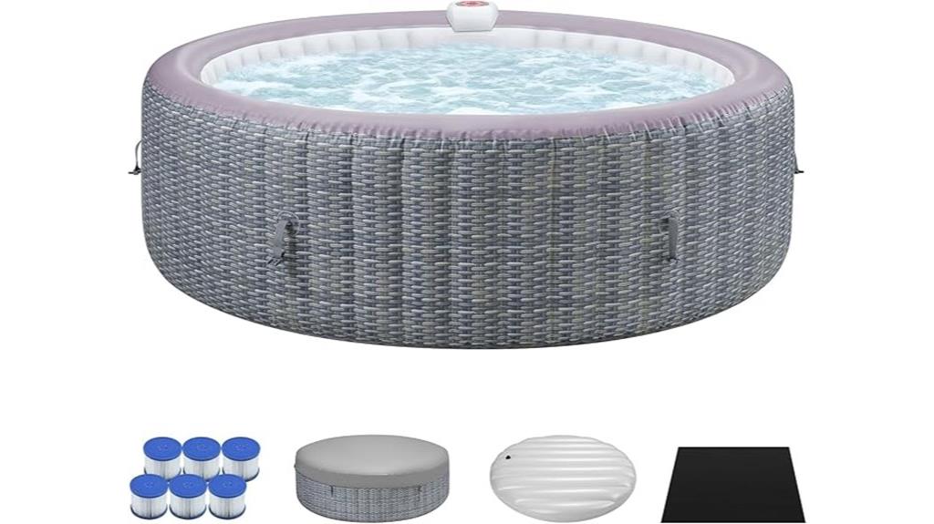 inflatable hot tub spa