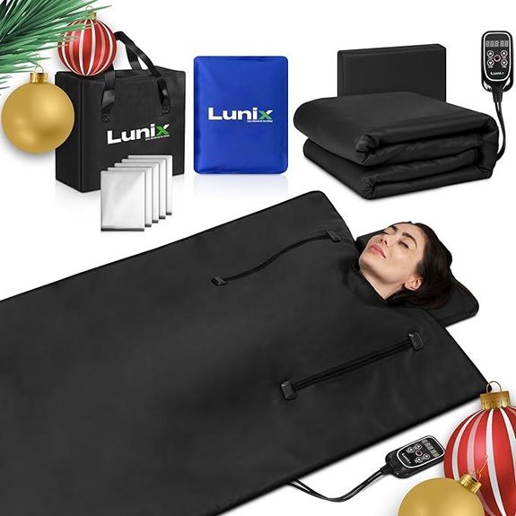 Lunix LX17 Infrared Sauna Blanket with Gel Pack