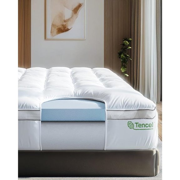 ViscoSoft King Memory Foam Mattress Topper