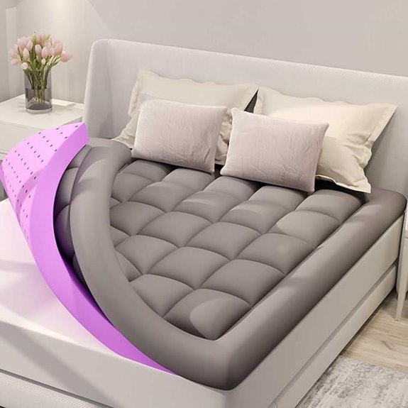 BDEUS King Size Gel Memory Foam Mattress Topper