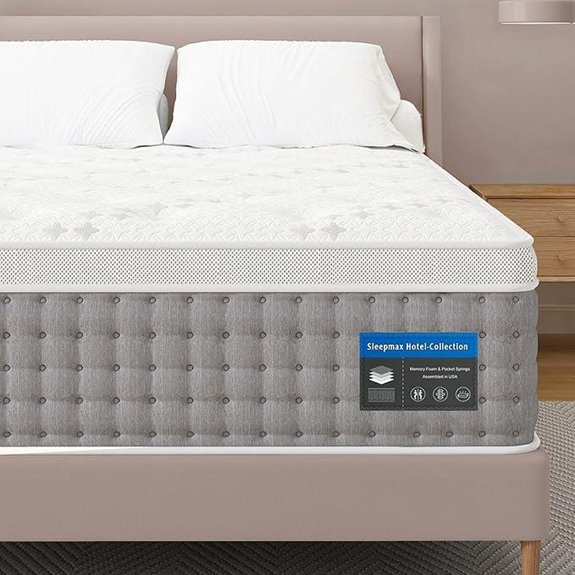 Sleepmax King Mattress 12 Inch with Lumbar Support