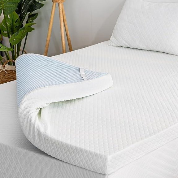 4-Inch Gel Memory Foam Mattress Topper King