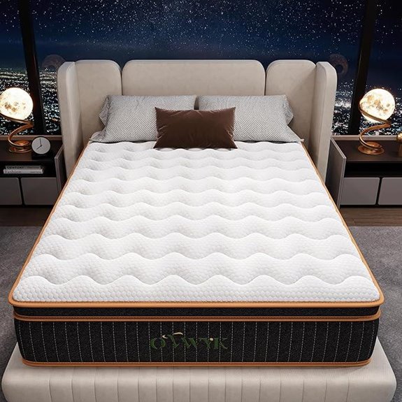 King Hybrid Mattress in a Box with Memory Foam