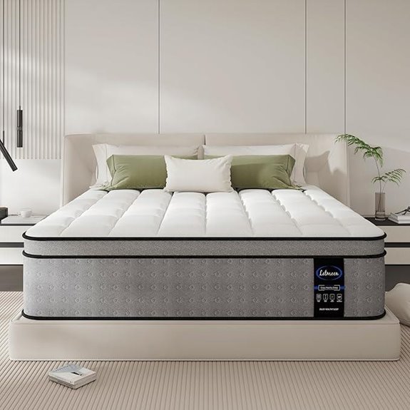 King Size Hybrid Mattress with Cooling Memory Foam
