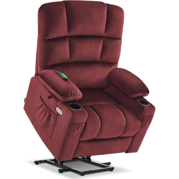MCombo Large Dual Motor Recliner with Massage & Heat
