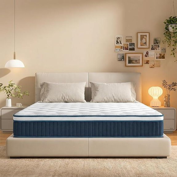 King Size 12-Inch Hybrid Mattress with Lumbar Support