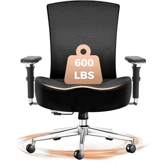 Big & Tall Mesh Office Chair with Lumbar Support