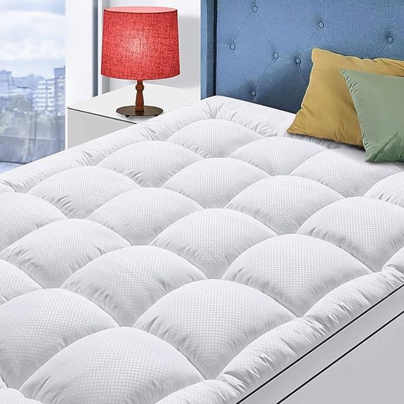 King Size Cooling Plush Mattress Topper